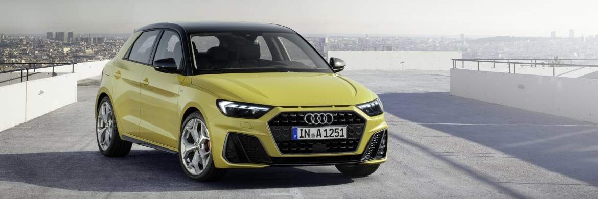 Audi A1 jaune