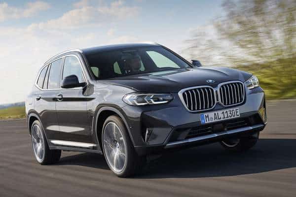 BMW X3 2021, extérieur avant droit