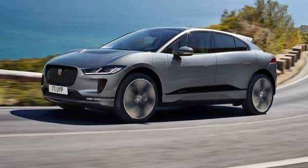 Les meilleurs SUV électriques - Jaguar i-Pace, argent, vue de face