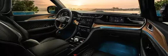 Intérieur d'un Jeep Grand Cherokee