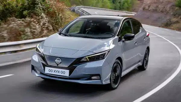 Voiture électrique Nissan Leaf : disponible avec un choix de différentes capacités de batterie.