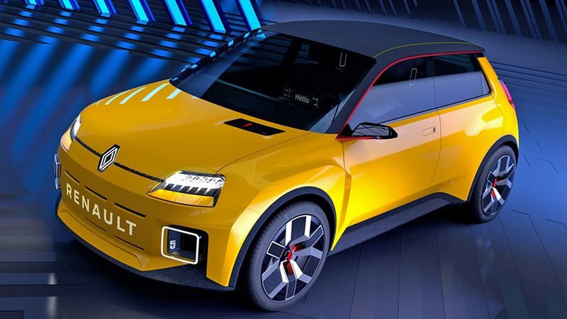 Concept Renault 5 jaune